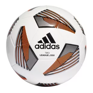 Adidas Piłka nożna Tiro League J350 biało-pomarańczowo-czarna FS0372 - Piłka nożna - miniaturka - grafika 1