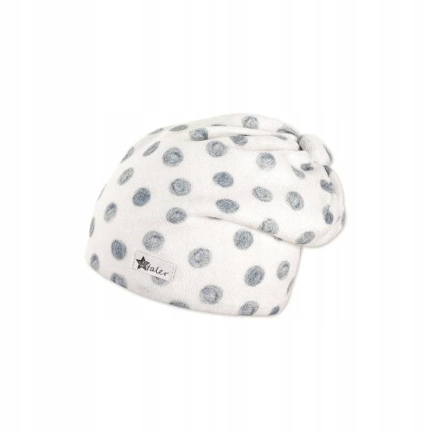 Sterntaler Czapka Dziecięca Biała W Kropki 51 Spn