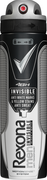 Dezodoranty i antyperspiranty męskie - Rexona MEN spray INVISIBLE BLACK&WHITE 150ml - miniaturka - grafika 1