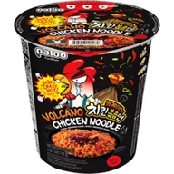 Kuchnie świata - Makaron Volcano Chicken Noodle w kubku, szalenie ostry 70g - Paldo - miniaturka - grafika 1