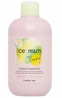 Szampony do włosów - Inebrya Ice Cream Cleany, szampon do włosów przywracający równowagę skóry głowy, 300ml - miniaturka - grafika 1