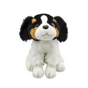 Maskotki i pluszaki - Pluszowy Pies Siedzący White Black 1/36 - miniaturka - grafika 1
