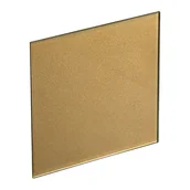 Kratki wentylacyjne - Front do kratki wentylacyjnej TRAX 100 mm złoty szkło EQUATION 5901171280695 - miniaturka - grafika 1