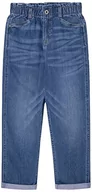 Spodnie i spodenki dla dziewczynek - Pepe Jeans Reese Jr Jeansy Dziewczęce, niebieski (denim), 10 lat - miniaturka - grafika 1