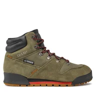 Buty trekkingowe męskie - Trekkingi adidas Terrex Snowpitch Cold.Rdy IH3665 Zielony - miniaturka - grafika 1