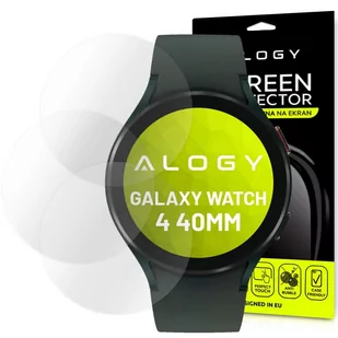 3x Folia hydrożelowa Alogy Hydrogel do Samsung Galaxy Watch 4 40mm - Filtry prywatyzujące - miniaturka - grafika 1