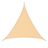 Parasole ogrodowe - Żagiel przeciwsłoneczny na ogród trójkątny na taras 3x3x3m popielaty R1 - miniaturka - grafika 1