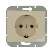 Gniazdka elektryczne - Abex Gniazdo pojedyncze z/u SCHUKO ONYX - beżowy - miniaturka - grafika 1