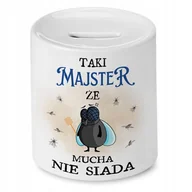 Skarbonki - Skarbonka Dla Majstra Idealny na Imieniny Prezent z Nadrukiem ze Zdjęciem - miniaturka - grafika 1