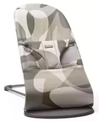 Leżaczki i huśtawki - BABYBJORN - leżaczek BLISS COTTON, Khaki/Green Print one size - miniaturka - grafika 1