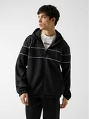 Bluzy męskie - Guess Bluza 180803 Czarny Classic Fit - miniaturka - grafika 1