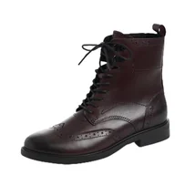 Kozaki damskie - Marco Tozzi Damskie 2-25102-45 modne kozaki, bordowe, 37 EU, bordowy, 37 EU - miniaturka - grafika 1