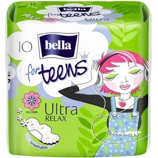Podpaski higieniczne, Bella for Teens Ultra Relax, 10 szt. - Podpaski - miniaturka - grafika 1