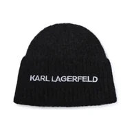 Czapki damskie - Karl Lagerfeld Wełniana czapka k/essential - miniaturka - grafika 1