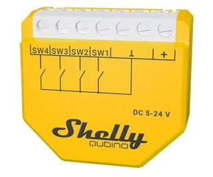 Shelly Inteligentny sterownik Qubino Wave i4 DC - Systemy inteligentnych domów - miniaturka - grafika 1