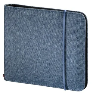 Hama Etui Wallet 24 na płyty CD/DVD Niebieski Wallet 24 - Pudełka i akcesoria na płyty CD - miniaturka - grafika 1
