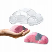Kosmetyki kąpielowe dla dzieci - Forma do robienia kul kąpielowych autko do kąpieli dla dzieci SAMOCHODZIK - miniaturka - grafika 1