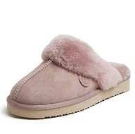 Kapcie damskie - Dearfoams Damskie kapcie Fireside Sydney sztuczne Shearling Scuff, - pudrowy róż - 38 EU - miniaturka - grafika 1