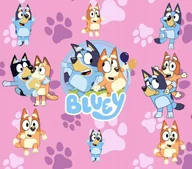 Puzzle - PUZZLE BLUEY BLU PIESEK BAJKA A3 252 el z Nadrukiem + IMIĘ #11 - miniaturka - grafika 1