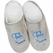 Kapcie męskie - Pantofle Kapcie Dzień Taty Ojca Prezent Y3 - miniaturka - grafika 1