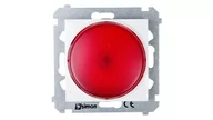 Inne akcesoria elektryczne - Kontakt Simon DSS2.01/11 Sygnalizator świetlny LED - światło czerwone; biały - miniaturka - grafika 1