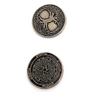 Gry planszowe - Elficka Srebrna Metalowa Moneta 1 szt - miniaturka - grafika 1