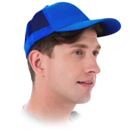 Odzież robocza - Czapka z daszkiem i siatką Reis CZMESH roz.57-61 niebieska bawełna 50% - miniaturka - grafika 1