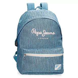 Pepe Jeans Lena Bagaż, Torba Messenger Dziewczyny, niebieski, Mochila Escolar Doble Compart. Adaptable a Carro, Plecak szkolny z podwójną komorą adaptacyjną do wózka - Plecaki szkolne i tornistry - miniaturka - grafika 1