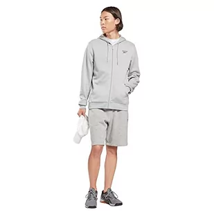 Reebok Męska kurtka Ri Links Chest Logo Full Z, Pugry3, L - Kurtki męskie - miniaturka - grafika 1