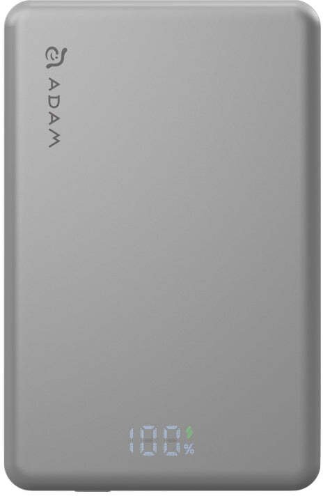 Adam Elements Vionta L10 - magnetyczny powerbank bezprzewodowy 10000 mAh srebrny