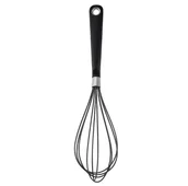Przybory do gotowania - Zaokrąglona trzepaczka kuchenna czarna stal nierdzewna 365+ Hjalte IKEA - miniaturka - grafika 1