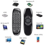 Piloty - AG83C Uniwersalny pilot tv z klawiaturą - miniaturka - grafika 1