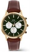 Zegarki męskie - Zegarek męski Daniel Wellington DW00100876 brązowy - miniaturka - grafika 1