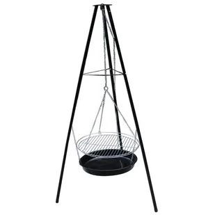 Activa Grill wahadłowy na trójnogu czarny, 46x46 cm - Grille - miniaturka - grafika 1