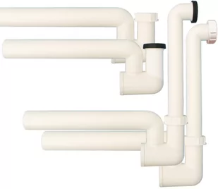 HL Syfon do kondensatu DN40 poziomy z podłączeniem 5/4" lub fi12-18mm w pionie lub poziomie z blokadą zapachów i czyszczakiem - Syfony - miniaturka - grafika 1