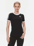 Koszulki i topy damskie - adidas T-Shirt adicolor Classics 3-Stripes GN2900 Czarny Regular Fit - miniaturka - grafika 1