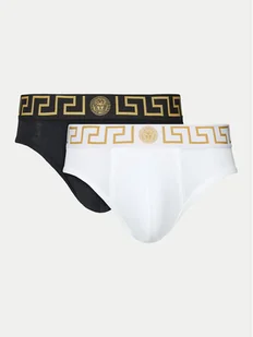 Versace Komplet 2 par slipów AU10180 1A10011 Czarny - Majtki męskie - miniaturka - grafika 1