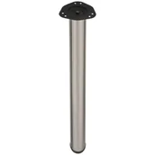 Zawiasy, okucia i inne akcesoria - Noga meblowa 710/60 mm nikiel szczotkowany - miniaturka - grafika 1