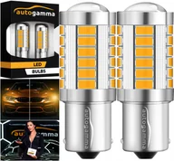 Żarówki samochodowe - Żarówka BAU15S PY21W 33 x Led Smd Pomarańczowy Komplet 2 szt. - miniaturka - grafika 1