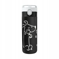 Kubki termiczne - 66710 Kubek termiczny ze wskaźnikiem temperatury Kitty Love 350 ml AMBITION - miniaturka - grafika 1