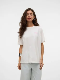 Vero Moda Koszulka "Katrine" w kolorze białym - Koszulki i topy damskie - miniaturka - grafika 1