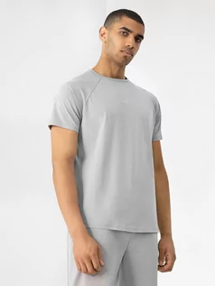Koszulki męskie - T-shirt regular z bawełny PIMA męski 4F x RL9 - grafika 1