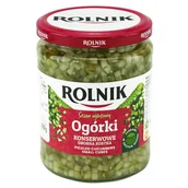 Szybkie dania obiadowe - Ogórki konserwowe Rolnik kostka 500 g - miniaturka - grafika 1
