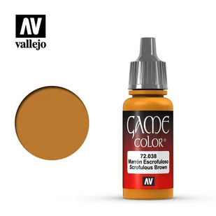 Vallejo Scrofulous Brown 038 72038 - Akcesoria i części modelarskie - miniaturka - grafika 2