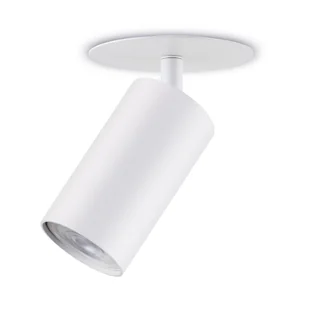 Oprawa podtynkowa / tuba maclean mce364 w, punktowa, okrągła, aluminiowa, gu10, 55x100mm, biała - Oprawy, klosze i abażury - miniaturka - grafika 1
