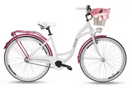Rowery - Goetze, Rower miejski, Style 28", błękitno-fuksjowy, damski - miniaturka - grafika 1