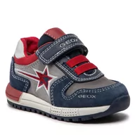 Buty dla chłopców - Sneakersy Geox - B Alben B. A B263CA 022FU C4244 M Navy/Dk Red - miniaturka - grafika 1
