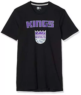 Koszulki męskie - New Era Sacramento Kings T-shirt męski, czarny, 3XL - grafika 1