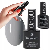 Lakiery do paznokci - Lodowa Szarosc Hybrydowy Lakier Do Paznokci Z Polyskiem Uv Onlyu/L076 - miniaturka - grafika 1