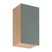 Szafki kuchenne - Szafka kuchenna wisząca Acari 40 cm wys. 72 cm kolor zielony/dąb - miniaturka - grafika 1